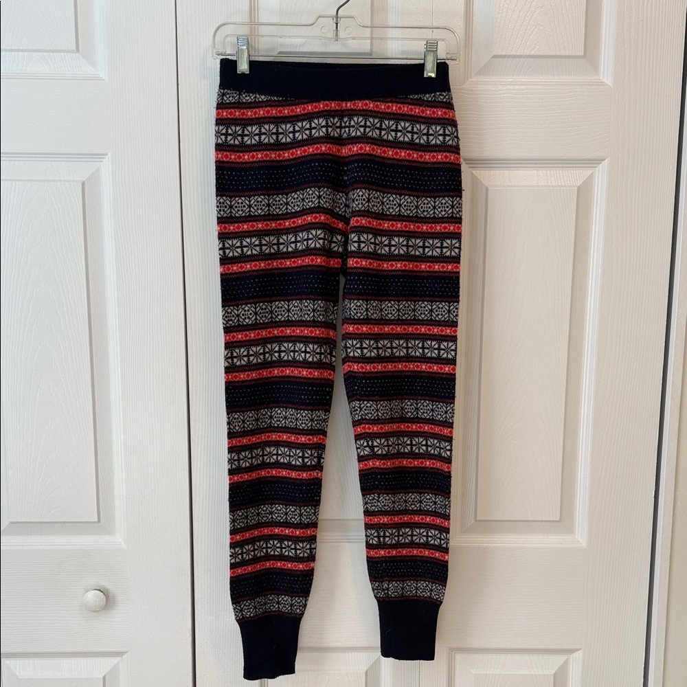 J. Crew Women’s Fair Isle wool leggings XS